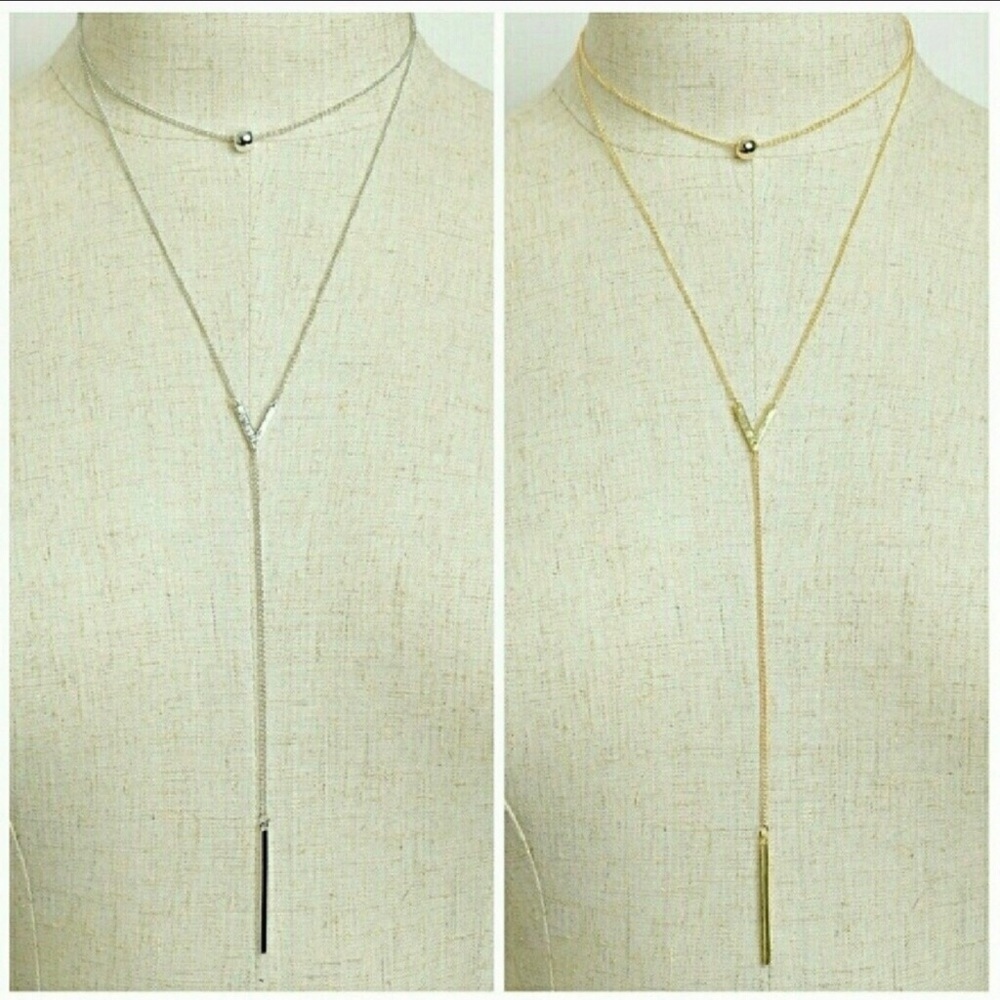 Add to Bundle for FREE - Layered Pendant Necklace - Picture 3 of 3
